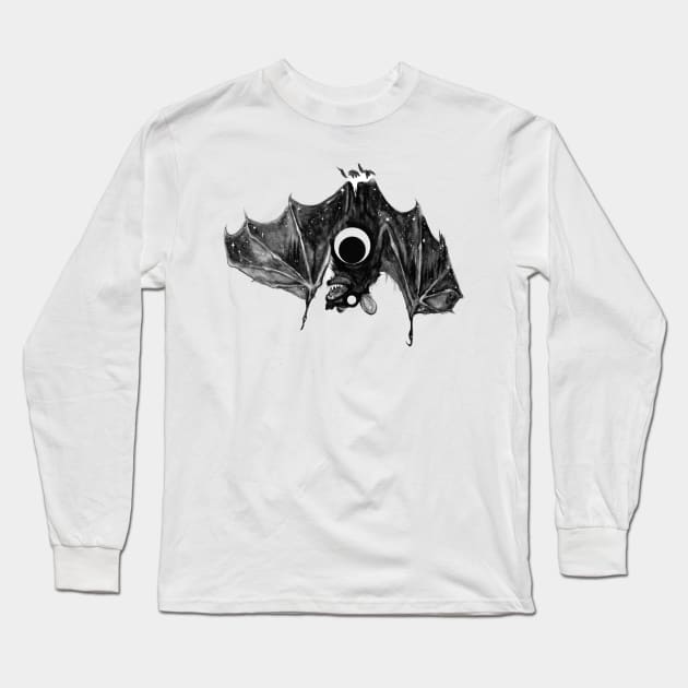 Crescent Moon Long Sleeve T-Shirt by bserway